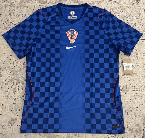 Nike Official Croatia National Team Away Soccer P35057 Blue Jersey Men’s Sz: XL