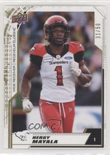 2020 Upper Deck CFL Gold 31/50 Hergy Mayala #166 h3v