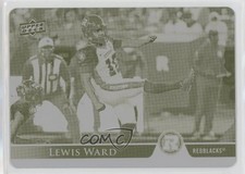 2021 Upper Deck CFL Printing Plate Yellow 1/1 Lewis Ward #14 0a7
