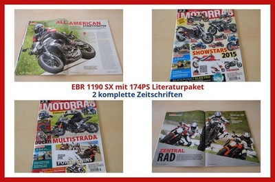 EBR 1190 SX mit 174PS Literaturpaket - 2 komplette Zeitschriften