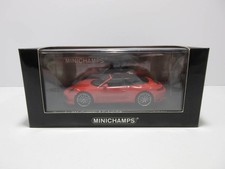 Minichamps 1/43 Porsche 911 Carrera 4S Cabriolet Lava Orange Model Car New