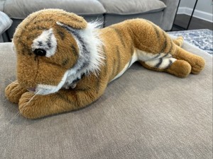 Realistic Tiger Westcliff Collection Plush Tiger 22" 80s Smoke Free Animal Free