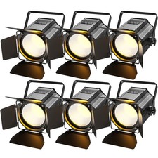 6in1 COB LED 200W PAR Can Lighting Stage Light DMX Club DJ Disco Show Light