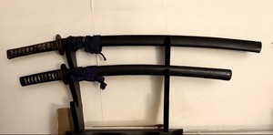 Koto Dai-Sho Katana And Wakizashi Kaga Yukimitsu and Bizen Munemitsu Full Mounts