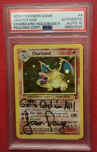 Charizard Pokémon TCG Base Set 2 Grade 10 Individual Trading Card
