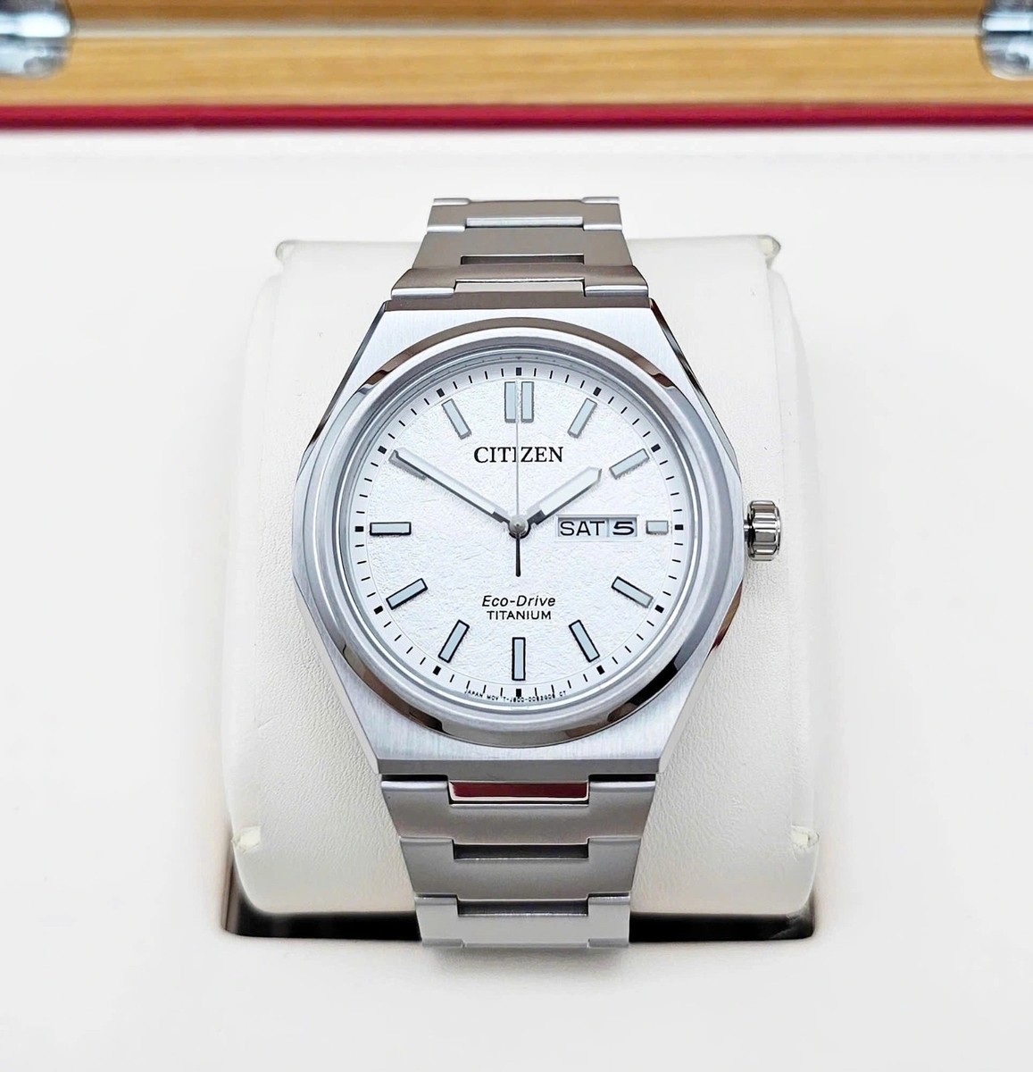 Citizen Zenshin Eco‑Drive Super Titanium AW0130-85A 39.5 mm New