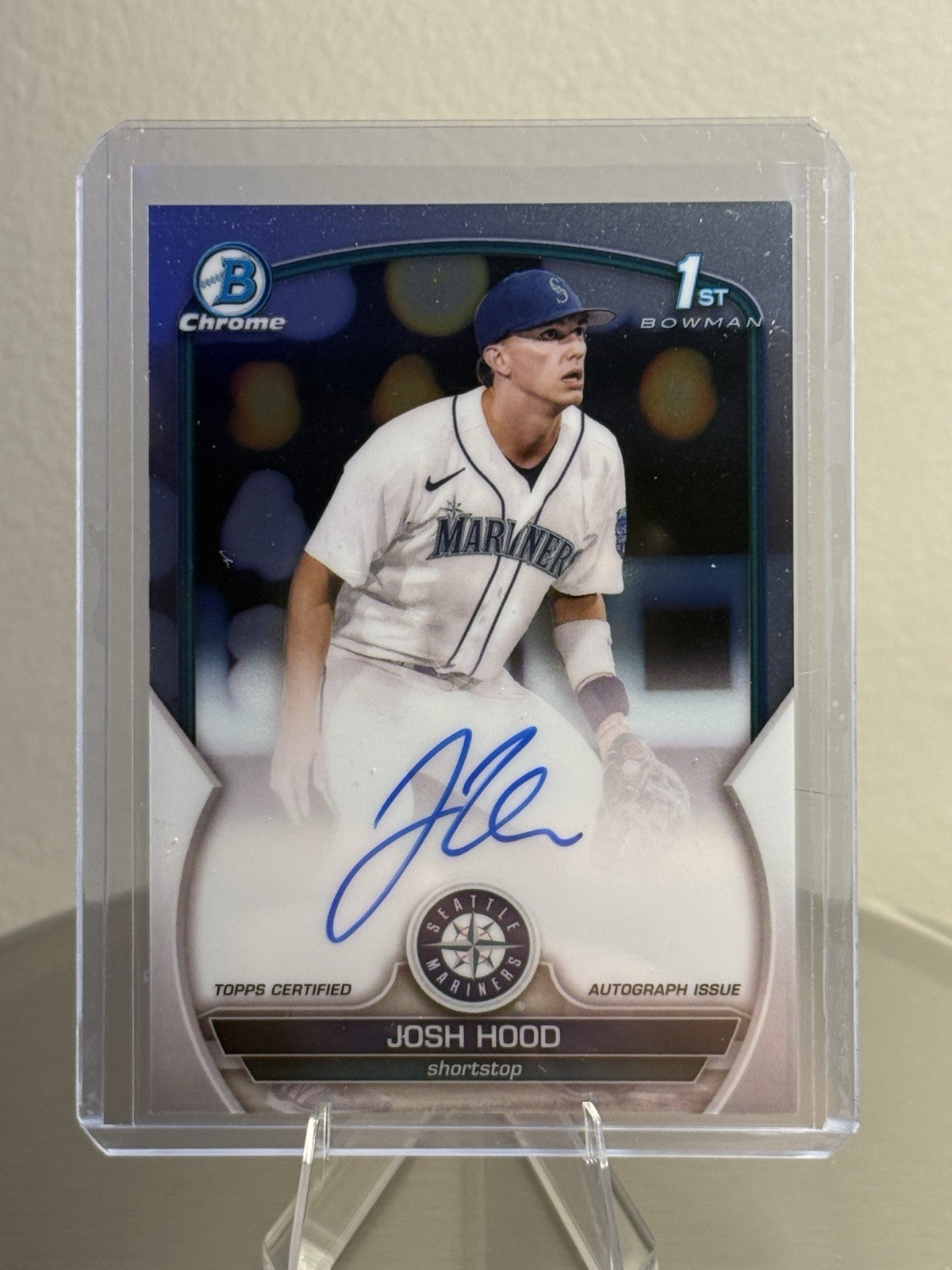 2023 Bowman - Chrome Prospect Autographs Josh Hood #CPA-JHD (AU, RC)