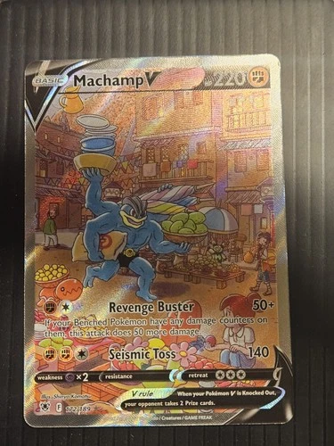 Pokemon 2022 Astral Radiance Machamp V FA #172/189