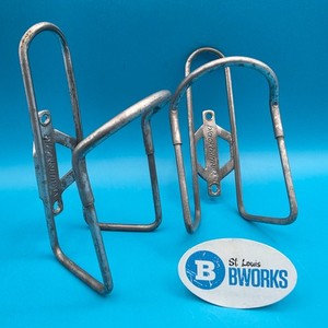 Vintage Blackburn USA Tubular Aluminum Cycling Water Bottle Cages - 1 Pair