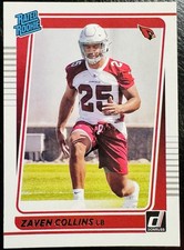 2021 Panini Donruss Zaven Collins #334 Rated Rookie Arizona Cardinals RC