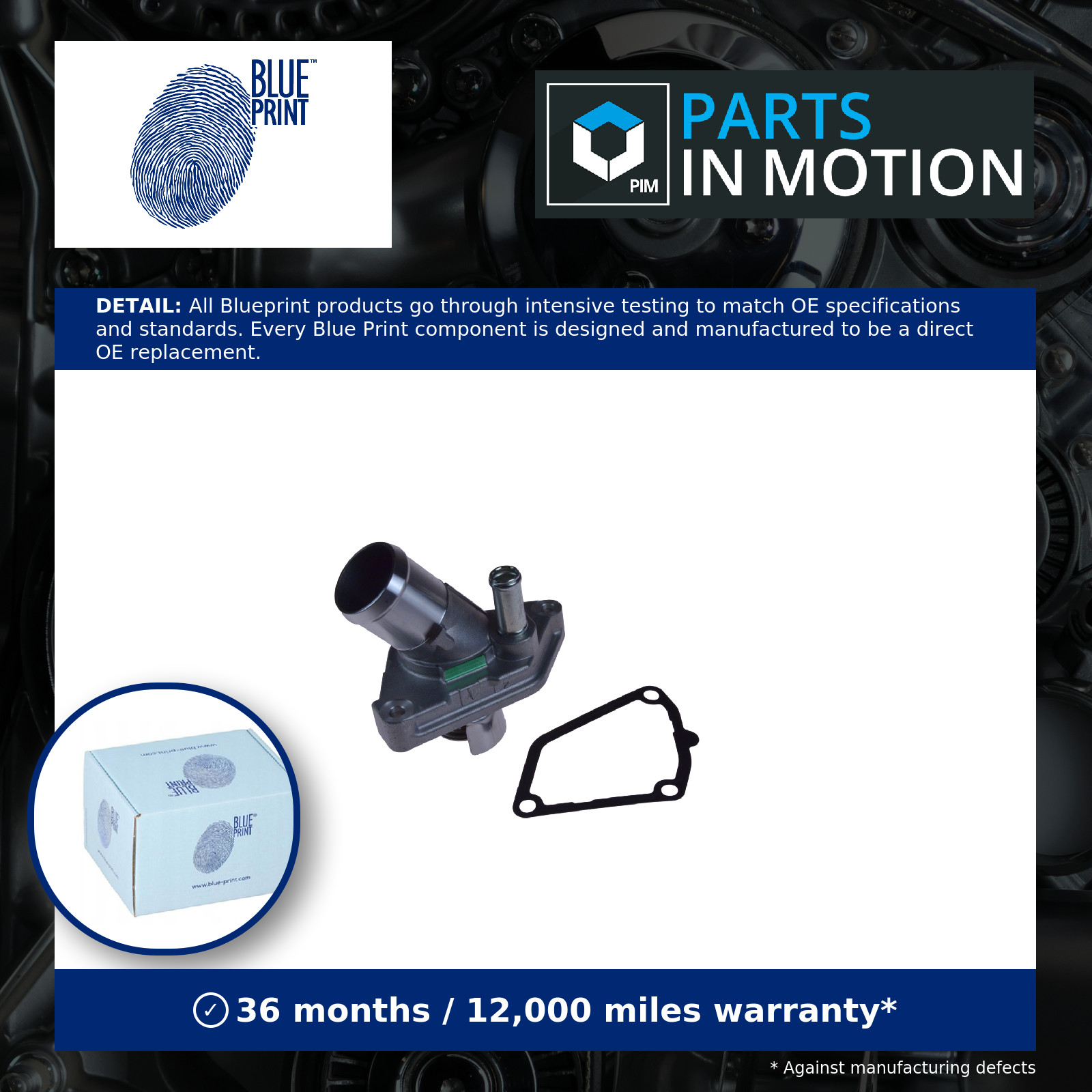 Coolant Thermostat ADN19223 Blue Print 212004W01B 212004W010 Quality Guaranteed