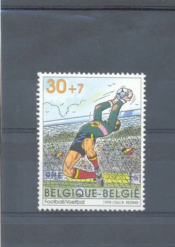 BELGIUM 1998 football  mnh** 2762