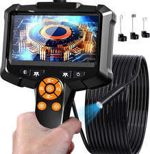 1080P HD Borescope Camera, IP67 Waterproof Endoscope with 8 Adjustable LED Light