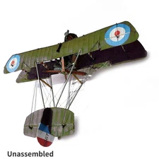 DIY Paper Model 1:33 British Airco DH.2 Single-seat Biplane Military Fighter