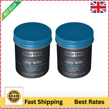 Osmo Clay Wax 100ml Men Hair Styling Grooming Barbers Matte Textured Pack of 2