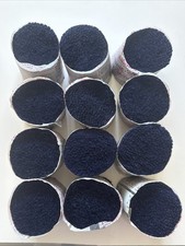 Vtg LOT of 12 Shillcraft Latch Hook Rug Yarn Pre-Cut Blue Wool Nylon