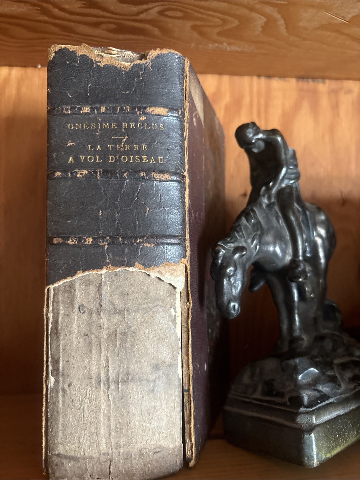 A La  Terre à vol d'oiseau Geographie 1877 RARE