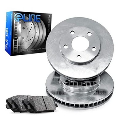 Front Brake Kit For 2018-2022 Mitsubishi Eclipse| Blank Brake Rotors| Ceramic