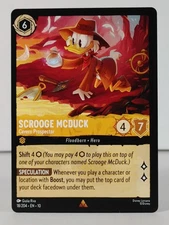 Scrooge McDuck - Cavern Prospector - Rare  LORCANA Whispers in the Well - #18 -D