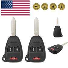 Replacement for Keyless Entry Remote Car Key Vehicles That Use 3 Button - 2 Pack