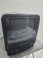 Vtg Emerson 9  TV/VCR Combo VHS Player Retro Gaming Television Vt0952