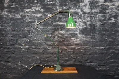 Original Mek-Elek Ingenieure Gelenk Tischleuchte Maschinisten Arbeitslampe