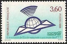 France Yvert Num 2527 ** PTT Poste  1988