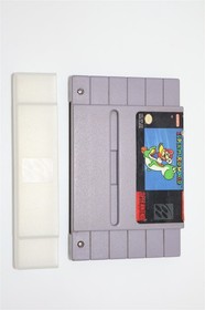 Super Nintendo SNES Console-Custom Clear Shell Bundle With Super Mario World