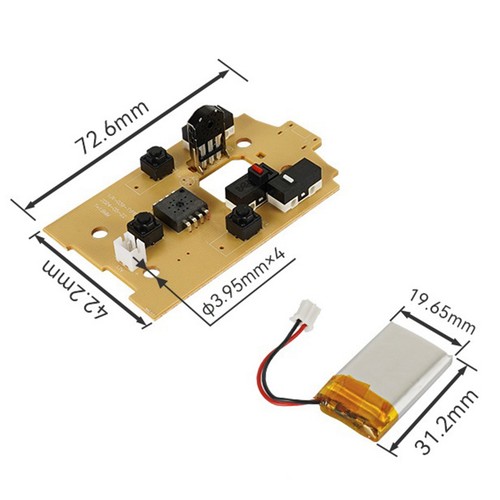 DIY Mouse Kit Ergonomic Mouse Office/Game Universal Mouse for 3D Printing8675 - Afbeelding 10 van 10