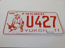 1977  YUKON    LICENSE PLATE