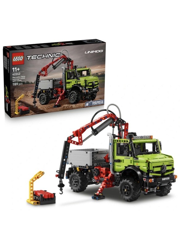 LEGO Technic 42242 Mercedes-Benz Unimog U 5023 with Crane Set