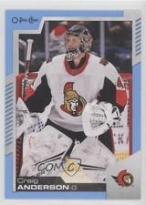 2020-21 O-Pee-Chee Blue Border Craig Anderson #16 17p7