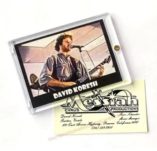 David Koresh 2020 HH Card #28 With Replica Business Card WACO SIEGE