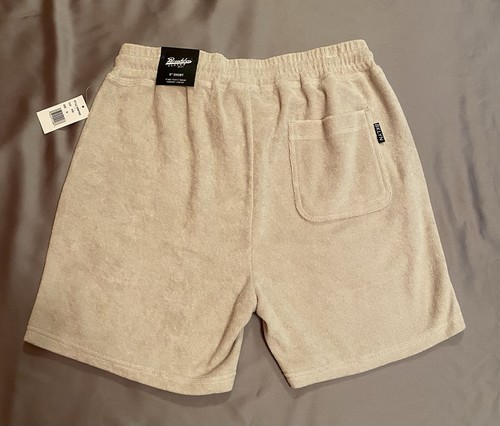 *NEW* Brooklyn Cloth Terry Cloth Fabric Breathable 55%Cotton Shorts Men's, M - Picture 2 of 8