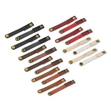 Pack of Leather Cable Straps, Cord Organizer, Portable Cable Management for 20