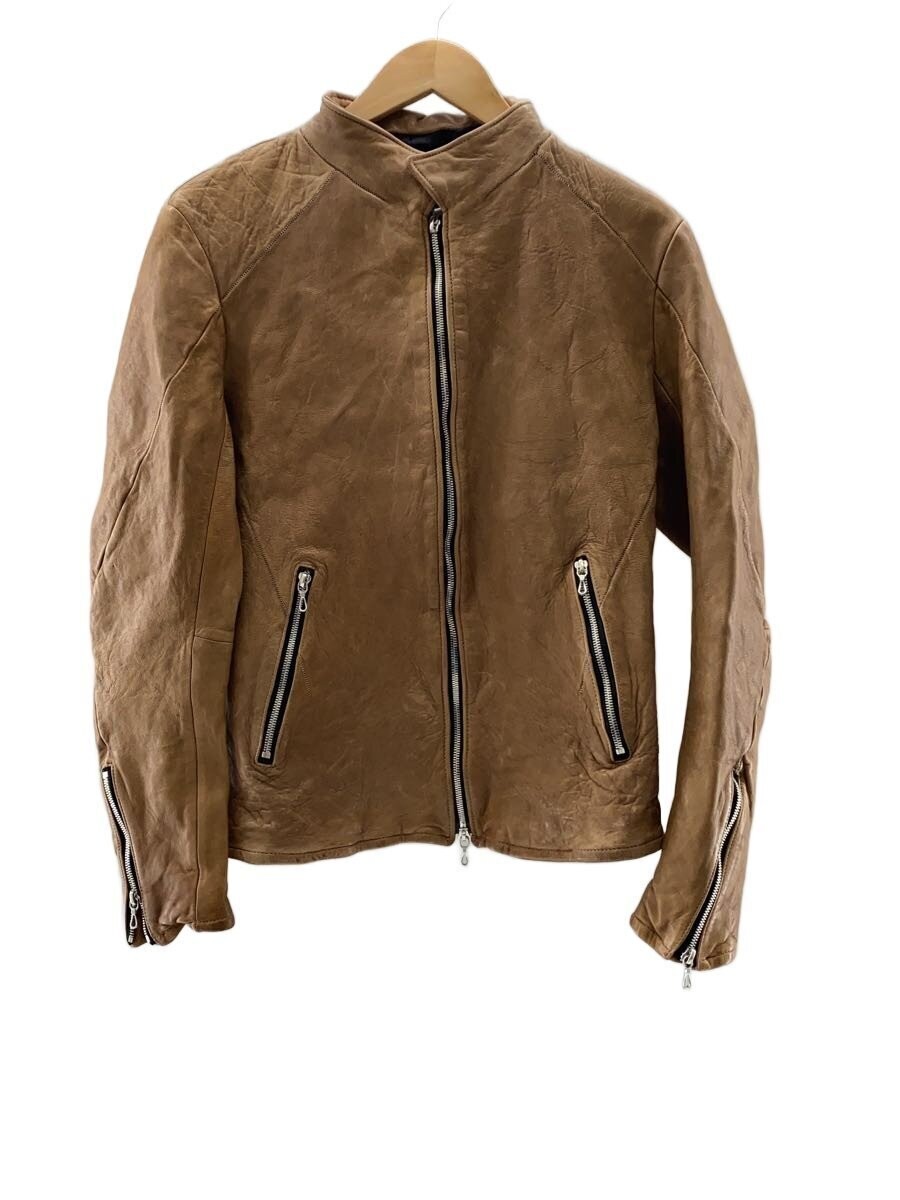 Jack Rose Leather Jacket Blouson/3/Sheep Leather/Cml/Plain 3712