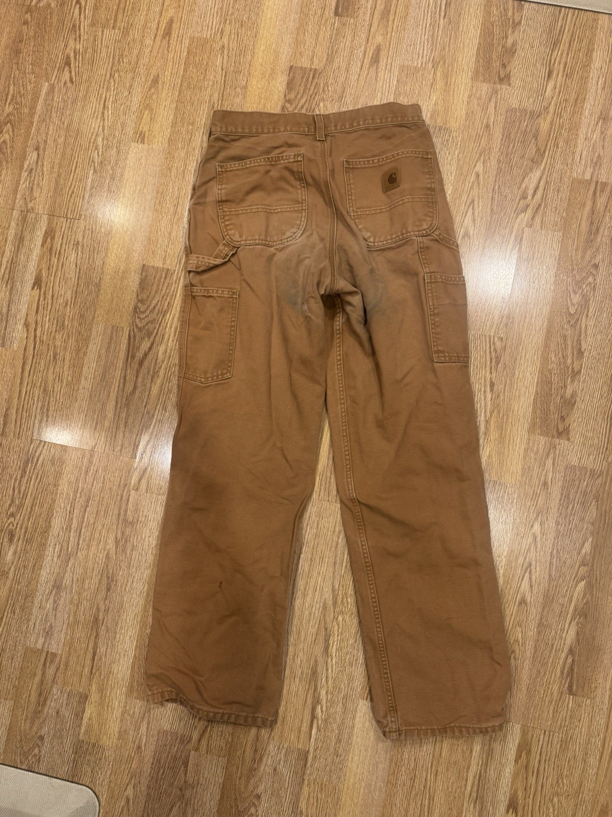 Carhartt Brown Work Utility Pants with Multiple Pockets for Men 30x32 thumbnail 2