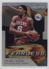 2019-20 Panini Prizm Fearless Silver Prizm Julius Erving #17 HOF yf0