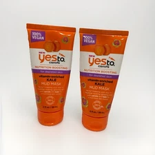 PACK OF 2 - Yes to Carrots Vitamin Enriched Kale Mud Mask for Depleted Skin