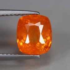 3.17 Cts Best Color 100  Natural Mandarin Orange Spessartite Garnet Srilanka