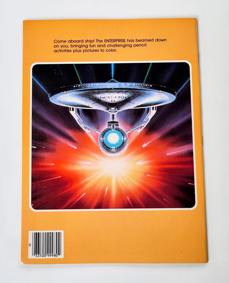 Vintage Star Trek Color and Activity Book 1979 A Blast of Activities ...