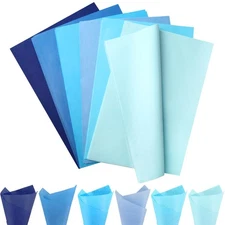 450 Sheets Blue Tissue Paper, 11.5×8 Inch Gift Wrapping Paper Bulk for Christ...