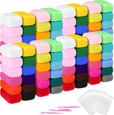 96 Pcs Air Dry Clay Kit with Sculpting Tool, 24 Colors DIY Modeling Magic Cla...