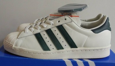 2014 Adidas Originals Superstar 80s Vintage Dx White Green B35981  