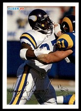 1994 Fleer Henry Thomas Minnesota Vikings #304