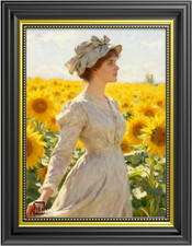 Ornate Vintage Style 5X7 Picture Frame, Made of Tempered Real Glass for Tabletop