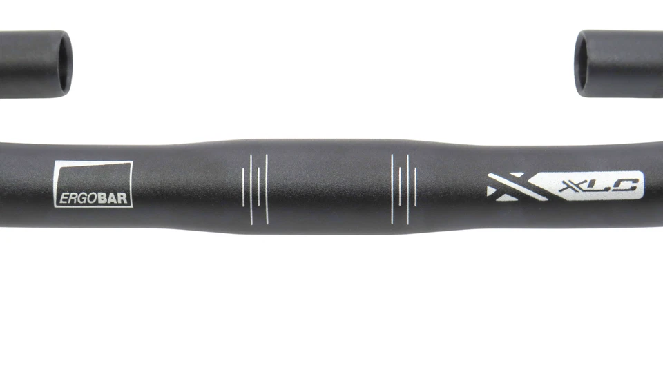 XLC Trekking Handlebar HB-C05 Multi-Bar 585mm Ø25.4mm Clamp Aluminium Black -H - Image 2 of 4