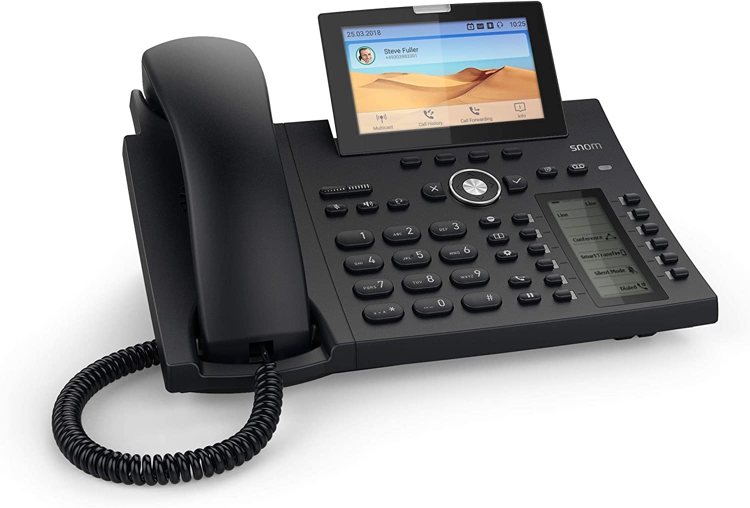 Snom D385 Voip Telefon Schwarz 4340 - Bild 4