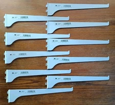 Knape Vogt 180 Series 12" Shelving Brackets (10-pack) White
