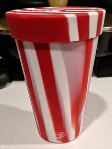 Silipint  16 oz Silicone Tumbler with Lid & Straw - Peppermint